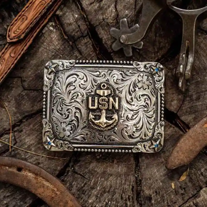Navy Belt Buckle - Military Belt Buckles Collection